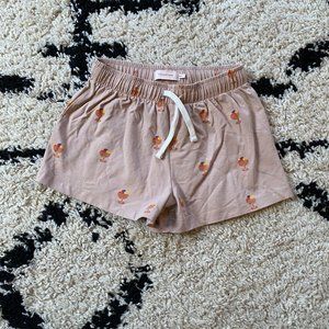 TinyCottons kid's ice cream shorts in pink, Size 6